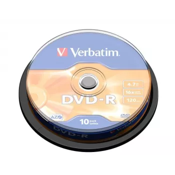 Verbatim DVD-R Matt Silver 4,7 GB 10 uds.