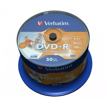 Verbatim 43533 DVD virgen 4,7 GB DVD-R 50 uds.
