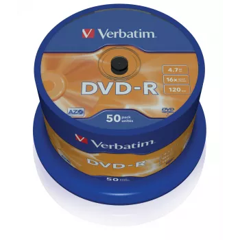Verbatim DVD-R Matt Silver 4,7 GB 50 uds.