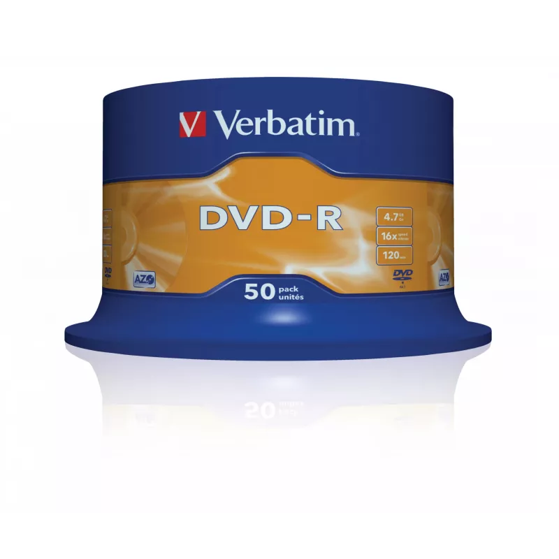 Verbatim DVD-R Matt Silver 4,7 GB 50 uds.