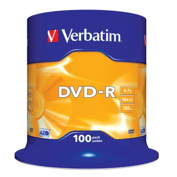 Verbatim DVD-R Matt Silver 4,7 GB 100 uds.