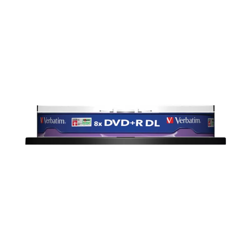 Verbatim VB-DPD55S1, DVD+R DL, 120 mm, spindel, 10 uds., 8,5 GB