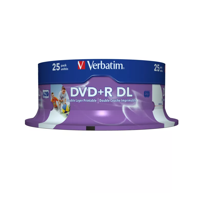 Verbatim 43667 DVD virgen 8,5 GB DVD+R DL 25 uds.