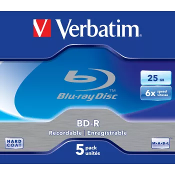 Verbatim 43715 disco Blu-Ray BD-R no grabado 25 GB 5 uds.