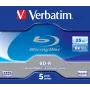 Verbatim 43715 disco Blu-Ray BD-R no grabado 25 GB 5 uds.