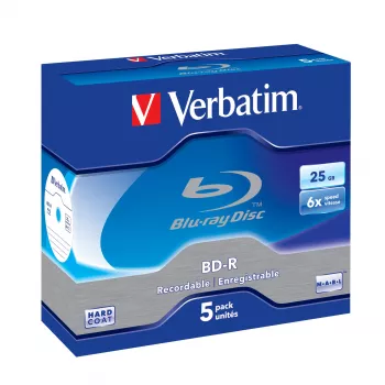Verbatim 43715 disco Blu-Ray BD-R no grabado 25 GB 5 uds.