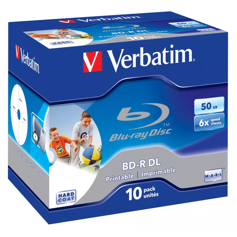 Verbatim 43736 discos BD-R 50 GB 10 uds.