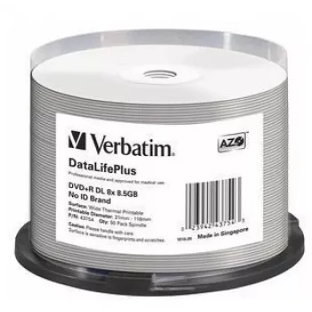 Verbatim DataLifePlus 8,5 GB DVD+R DL 50 uds.