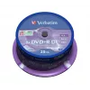 Verbatim DVD+R Double Layer 8x mate plata spindel de 25