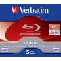 Verbatim BD-RE DL 50GB 2 x pack de 5 caja jewel 5 uds.