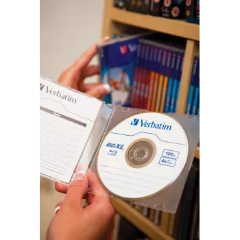 Verbatim BD-R XL 100GB* 4x Wide Inkjet Printable 5 uds. caja jewel