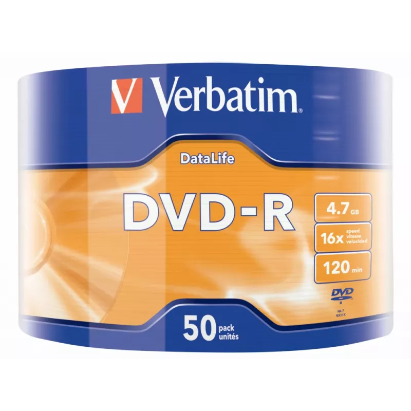 Verbatim 43791 discos DVD-R 4,7 GB DVD-R 50 uds.