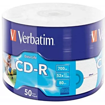Verbatim 50x CD-R 700 MB 52x 50 uds.