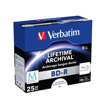 Verbatim M-Disc 4x BD-R 25 GB 5 uds.