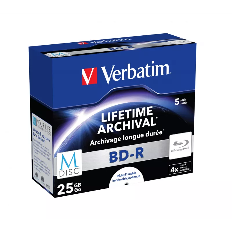 Verbatim M-Disc 4x BD-R 25 GB 5 uds.