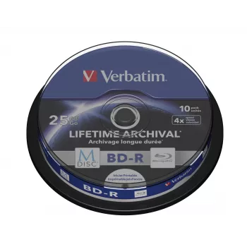Verbatim M-Disc 4x BD-R 25 GB 10 uds.