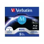 Verbatim M-Disc BD-R XL 100 GB 4x, Jewel Case, 5 uds. (43834)