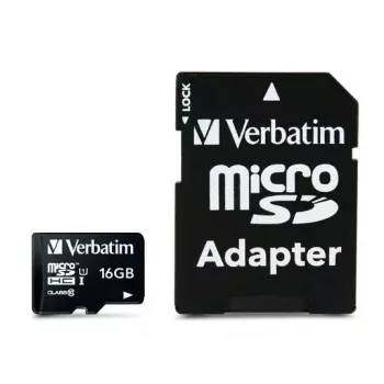 MicroSDHC Verbatim Premium 16 GB Class 10 negra