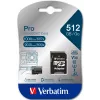 Verbatim Pro U3 512GB tarjeta Micro SDXC, 512 GB, MicroSDXC, Class 10, UHS-I, 100 MB/s, 90 MB/s