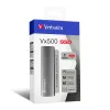 Verbatim Vx500 1 TB USB Type-C 3.2 Gen 2 (3.1 Gen 2) plata