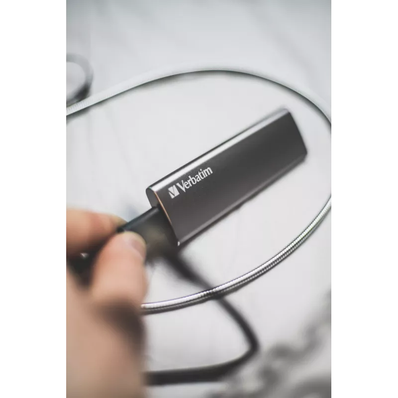 Verbatim Vx500 1 TB USB Type-C 3.2 Gen 2 (3.1 Gen 2) plata