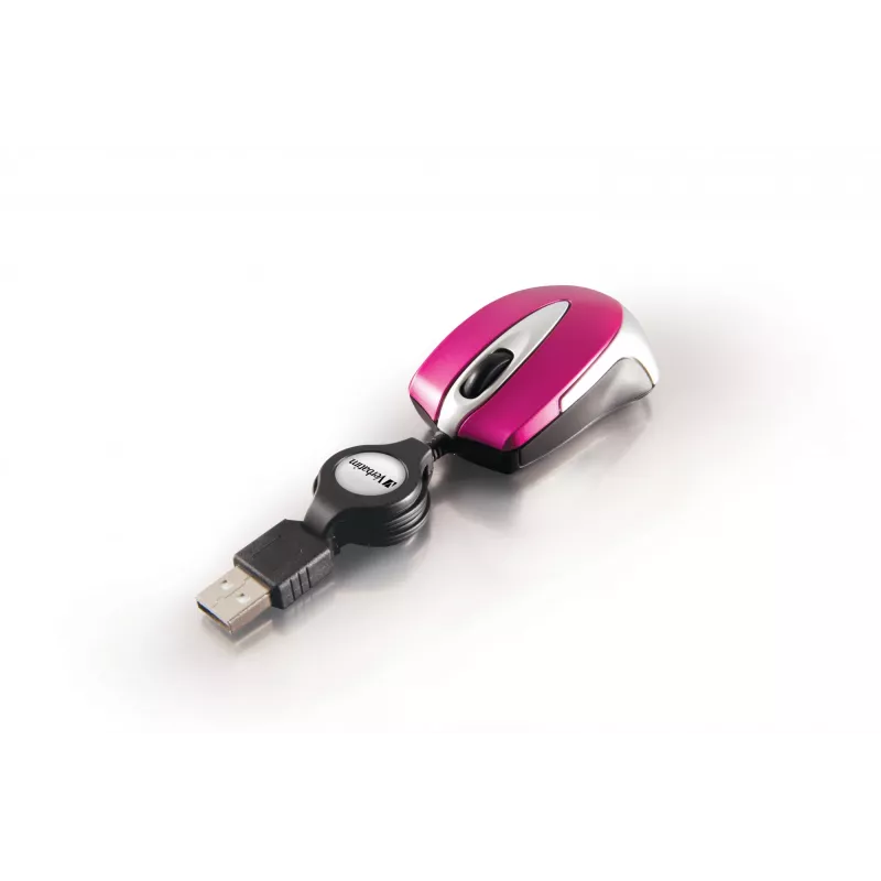 Verbatim Go Mini ratón de oficina USB Type-A óptico 1000 DPI