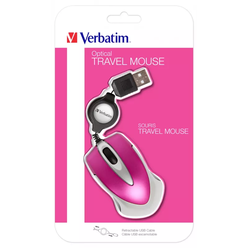 Verbatim Go Mini ratón de oficina USB Type-A óptico 1000 DPI