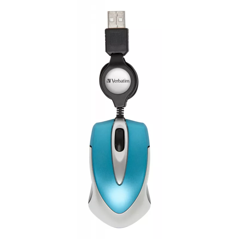 Verbatim Go Mini ratón de oficina ambidiestro USB Type-A óptico 1000 DPI