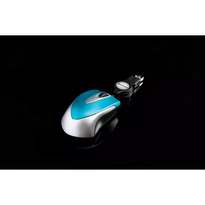 Verbatim Go Mini ratón de oficina ambidiestro USB Type-A óptico 1000 DPI