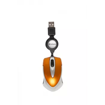 Verbatim Go Mini ratón de oficina USB Type-A óptico 1000 DPI