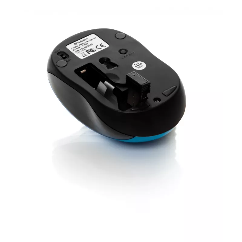 Verbatim Go Nano ratón ambidiestro RF inalámbrico 1600 DPI