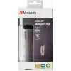 Verbatim 49140 dock/replicador de puertos para portátil USB 3.2 Gen 1 (3.1 Gen 1) Type-C