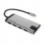 Verbatim 49142 dock/replicador de puertos para portátil USB 3.2 Gen 1 (3.1 Gen 1) Type-C negro, plata