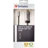 Verbatim 49144 adaptador de cable de vídeo 1,5 m USB Type-C HDMI negro, plata