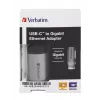 Verbatim 49146 dock/replicador de puertos para portátil USB 3.2 Gen 1 (3.1 Gen 1) Type-C negro, plata