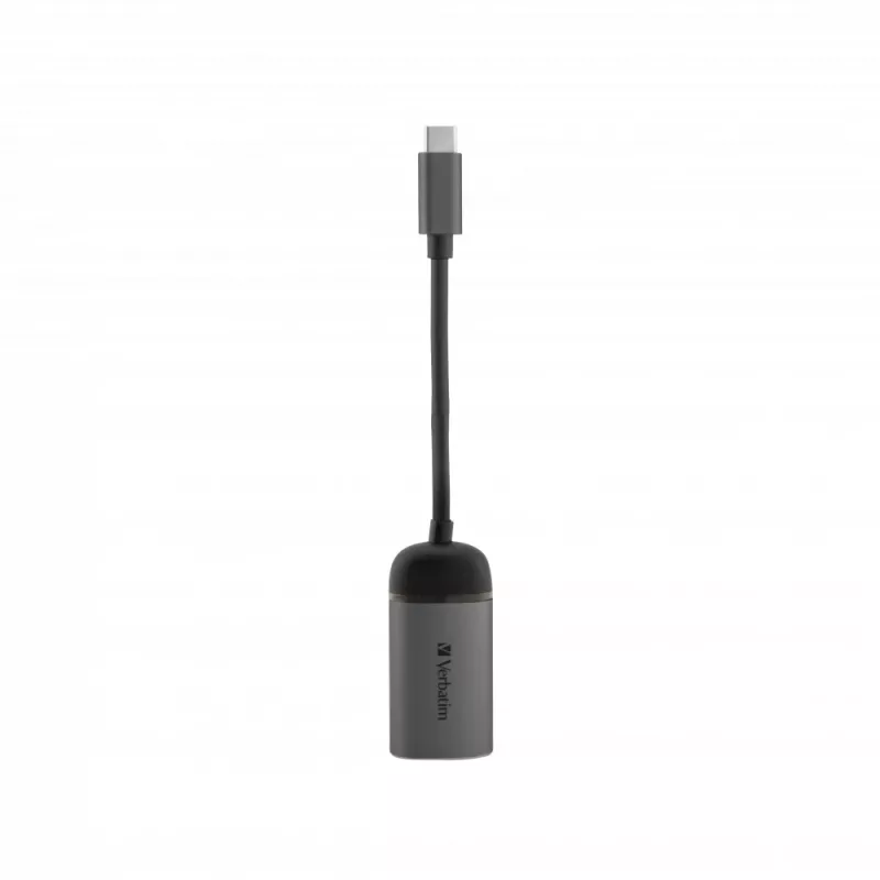 Verbatim 49146 dock/replicador de puertos para portátil USB 3.2 Gen 1 (3.1 Gen 1) Type-C negro, plata