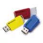 Verbatim Store 'n' Click - memoria USB 2.0 3.2 GEN1 - 3x16 GB - rojo/azul/amarillo