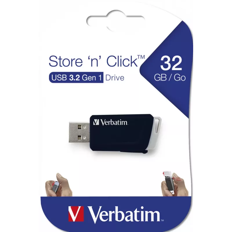 Verbatim Store 'n' Click - memoria USB 2.0 3.2 GEN1 32 GB - negro