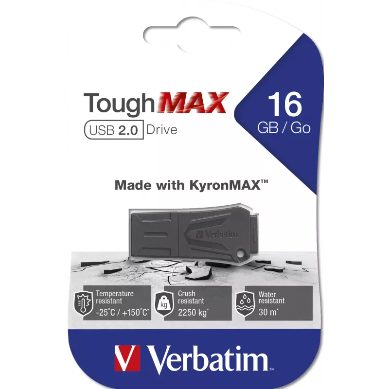 Verbatim ToughMAX - memoria USB 16 GB - negro