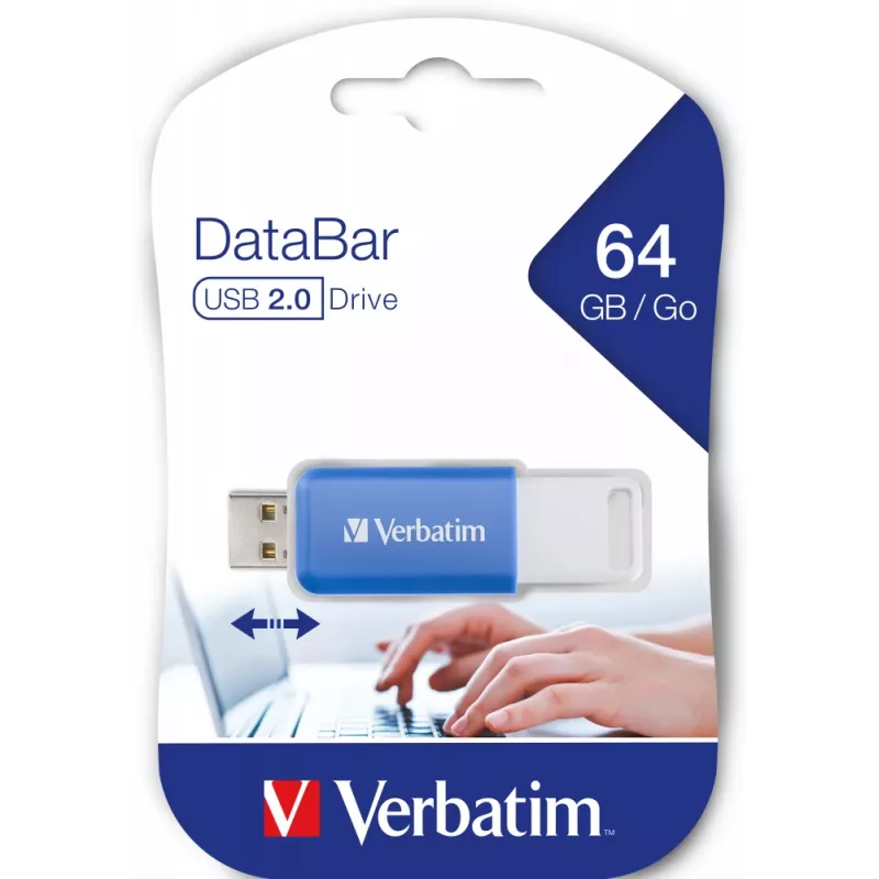 Verbatim V DataBar memoria USB 64 GB USB Type-A 2.0 azul