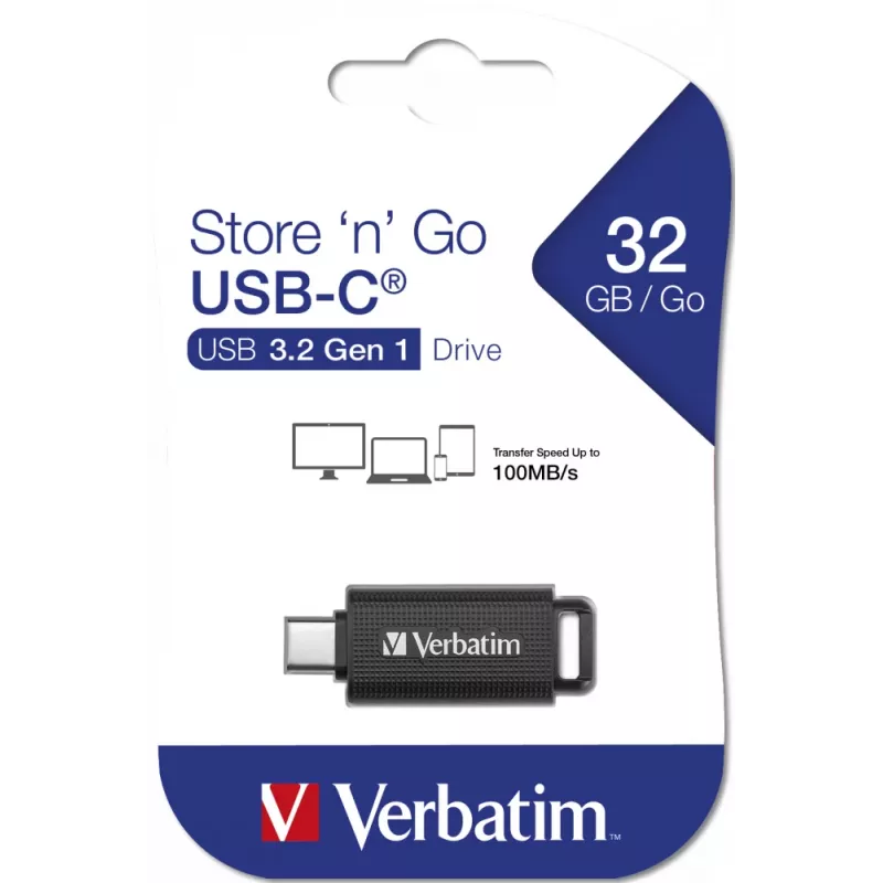 Verbatim Store 'n' Go memoria USB 64 GB USB Type-C 3.2 Gen 1 (3.1 Gen 1) negro