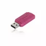Verbatim PinStripe unidad flash USB 128 GB USB Type-A 2.0 rosa
