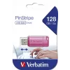 Verbatim PinStripe unidad flash USB 128 GB USB Type-A 2.0 rosa
