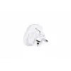 Verbatim 49541 adaptador de enchufe universal tipo E/F híbrido blanco