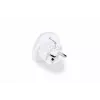 Verbatim 49541 adaptador de enchufe universal tipo E/F híbrido blanco