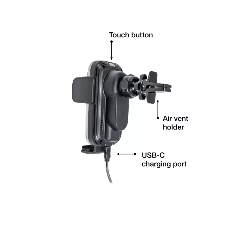Verbatim FWC-03 Pro Qi cargador inalámbrico rápido para coche retail negro