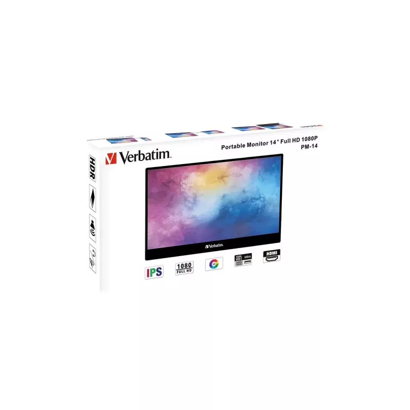 Verbatim 49590 monitor de ordenador 35,6 cm (14