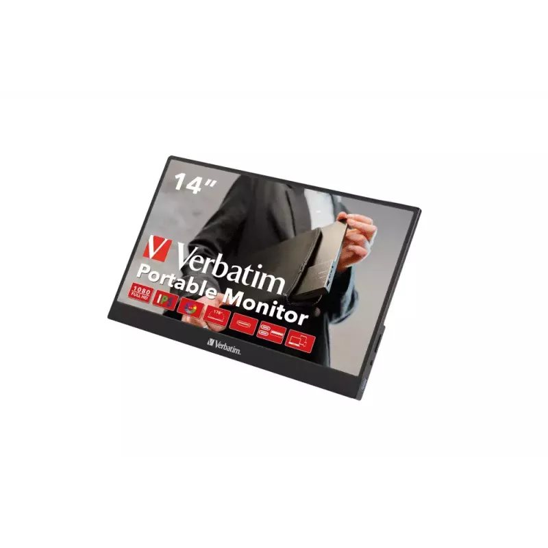 Verbatim 49590 monitor de ordenador 35,6 cm (14