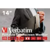 Verbatim 49591 monitor de ordenador 35,6 cm (14 inch) 1920 x 1080 píxeles Full HD LCD táctil negro