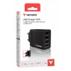 Verbatim 49700 cargador móvil universal negro AC carga rápida interior
